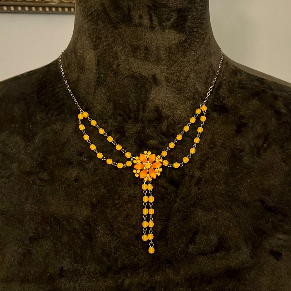 Vintage Czech glass Necklace